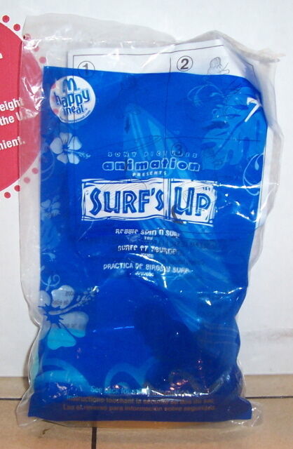 Primary image for 2007 MCDONALDS Happy Meal Toy SURF'S UP #7 REGGIE SPIN N SURF MIP