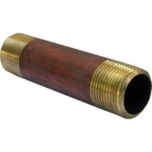 LASCO 17-9493 3/4-Inch by 4-Inch Red Brass Pipe Nipple - $24.99