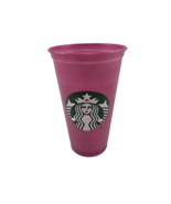 Starbucks 16 Ounce PINK Plastic Travel Cup 16oz No Lid - $91.70 MXN
