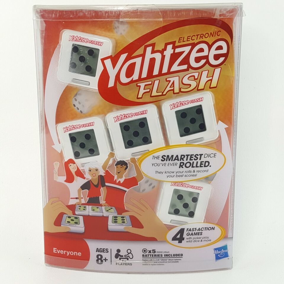 Primary image for Electronic Yahtzee Flash Game Smart Dice 32729 Hasbro 2011 Sealed