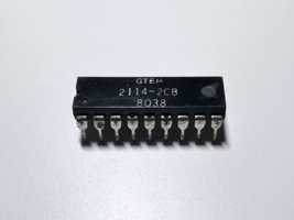 1X 2114-2CS GTEU NMOS 4Kbit Static RAM 1K x 4 SRAM 200ns DIP-18 2114-2 - €5,03 EUR