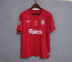 Liverpool Final Istanbul 2005 Gerrard Soccer Jersey - £67.94 GBP