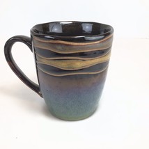 Waves Mug by Noble Excellence Stoneware Coffee Mug Tea, Cocoa, Hot Chocolate Cup - £7.74 GBP