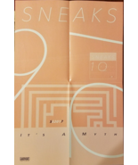 SNEAKS &#39;It&#39;s a Myth&#39;  12&quot; X 18&quot; Soft Promo Poster, New Originally folded... - £6.22 GBP