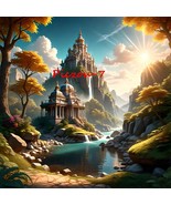 Digital Image Picture Photo Wallpaper Background Desktop Art Castle - $0.97