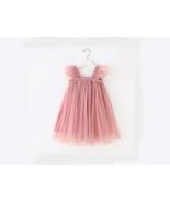 Rose pink tulle dress, Rose Tulle Dress, Tutu Dress, Flower Girls Dress - £11.74 GBP