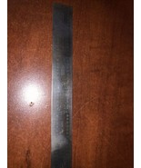 VINTAGE 6&quot; LONG GENERAL NO. 308 DECIMAL EQUIVALENTS METAL RULER - $31.50