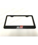 3D GR Gazoo Racing Emblem Badge Black Powder Coated Metal License Plate ... - $23.95