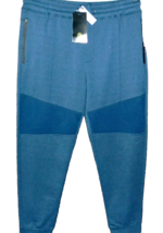 Xios Men&#39;s Teal Navy Blue Cotton Zip Pocket  Sweatpants Joggers Size 2XL - £26.31 GBP
