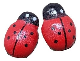 Ladybird Earrings Cute Ladybug Stud Earrings - £2.61 GBP