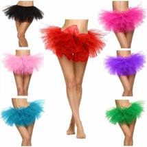 Adult Women&#39;s  5 Layered Tulle Fancy Ballet Dress Sexy Tutu Skirts - £9.47 GBP