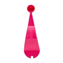 Tupperware 1/8 TSP Measuring Spoon Pink Embossed Curved 6146 Replacement... - $9.76