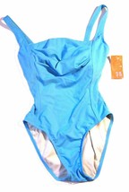 Swim Systems Summer Place Blue One Piece Tank Swimsuit Sz Small NWT$83 - £45.88 GBP
