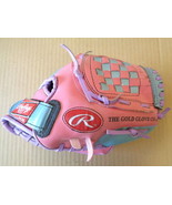 Rawlings PL100P Baseball Glove Mitt Right Hand Thrower 10&quot; Pink/Blue/Purple - €7,34 EUR