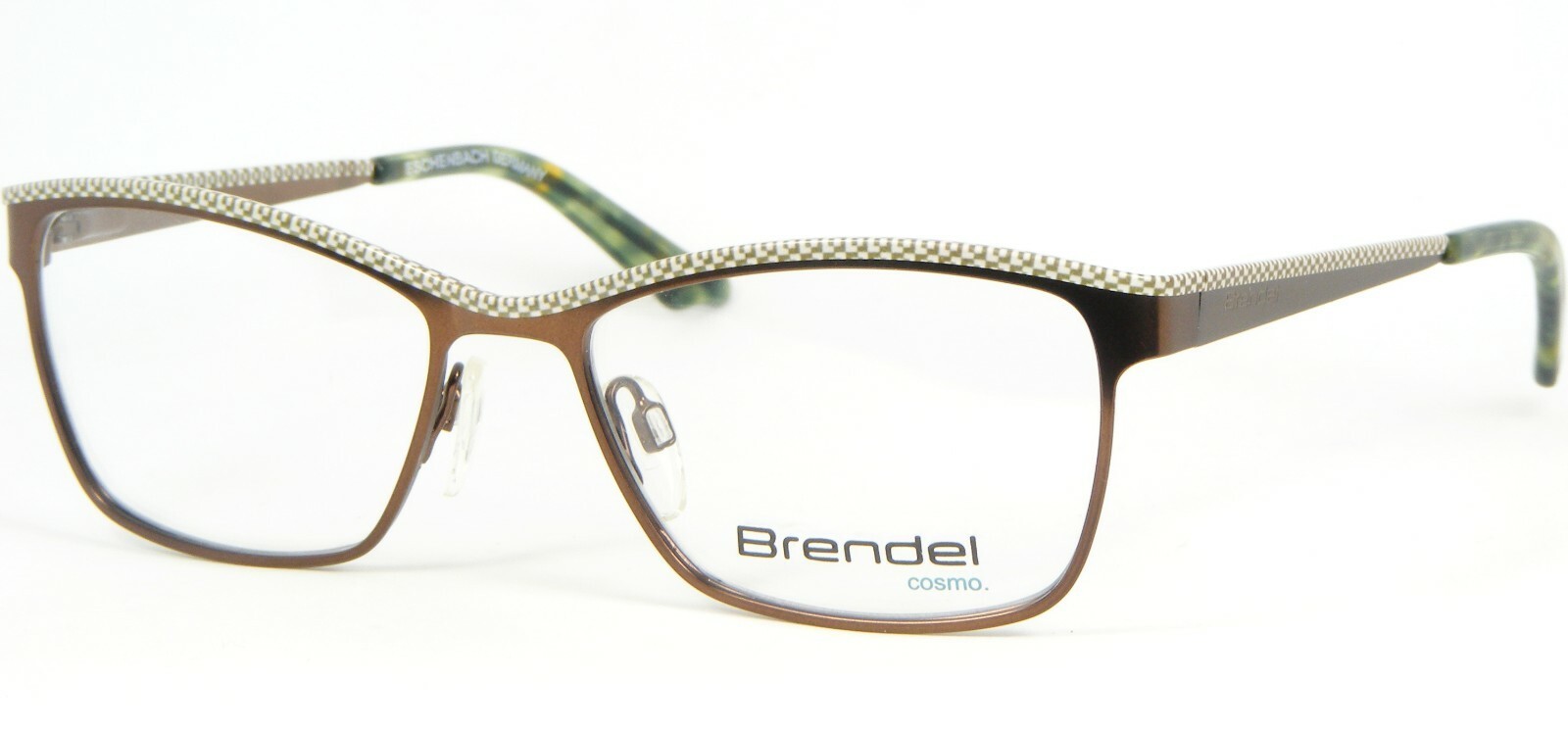 Brendel ESCHENBACH 902194 60 BROWN /OLIVE WHITE EYEGLASSES GLASSES 52-16... - $97.21