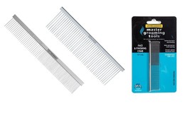 Chrome Plated Steel Greyhound Combs Professional Dog Grooming Comb - Cho... - £12.57 GBP+