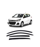 Rain Guards for Chevrolet Spark 2016-2021 (4PCs) Smoke Tinted Tape-On Style - £68.81 GBP