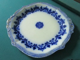 W.H. GRINDLEY Staffordshire England Celtic flow blue tray c1890s original  - $210.86