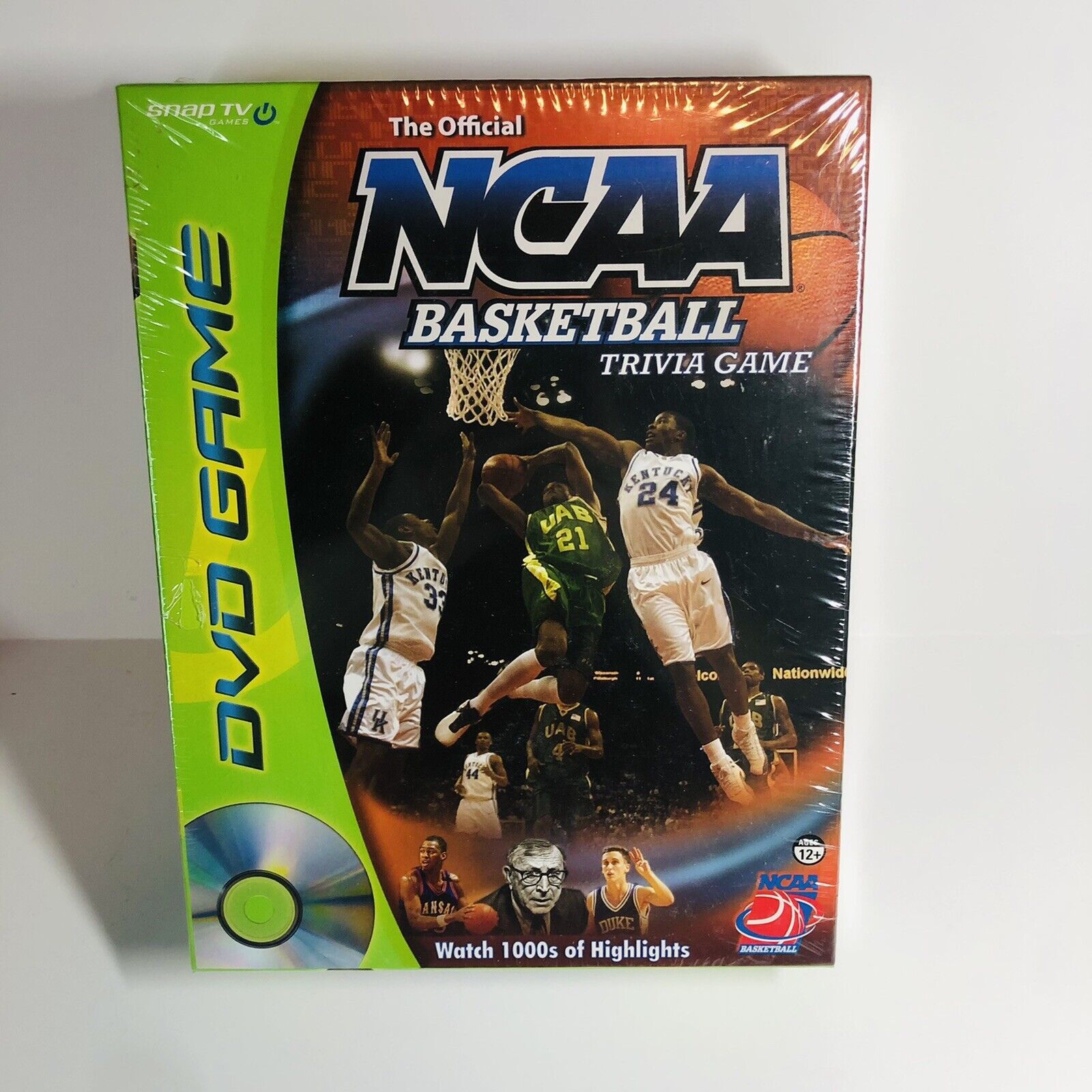 NCAA Basketball Trivia DVD Game NEW SEALED Sports Knowledge Family Game TV Play - $4.99