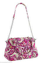 Vera Bradley Chain Bag Handbag Purse Crossbody Priscilla Pink New - £117.51 GBP