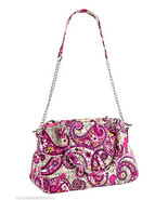 Vera Bradley Chain Bag Handbag Purse Crossbody Priscilla Pink New - £119.19 GBP
