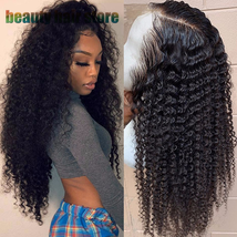 Brazilian Kinky Curly Lace Front Human Hair Wigs - $68.21+