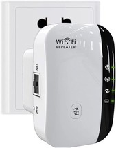 WiFi Extender WiFi Repeater with Ethernet Port 1 Tap Setup Access Point Covers U - £19.06 GBP