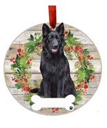 German Shepherd Dog Wreath Ornament Personalizable Christmas Holiday Dec... - $14.35