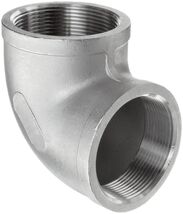 1 Pcs, 21/2" 150 Female NPT 90° Elbow Cast 304 Stainless Steel Pipe Fitting - $71.13