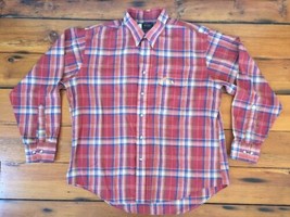 Vtg Wrangler Western Plaid Tartan Long Sleeve Button Collared Shirt Mens XL 48&quot; - £16.01 GBP