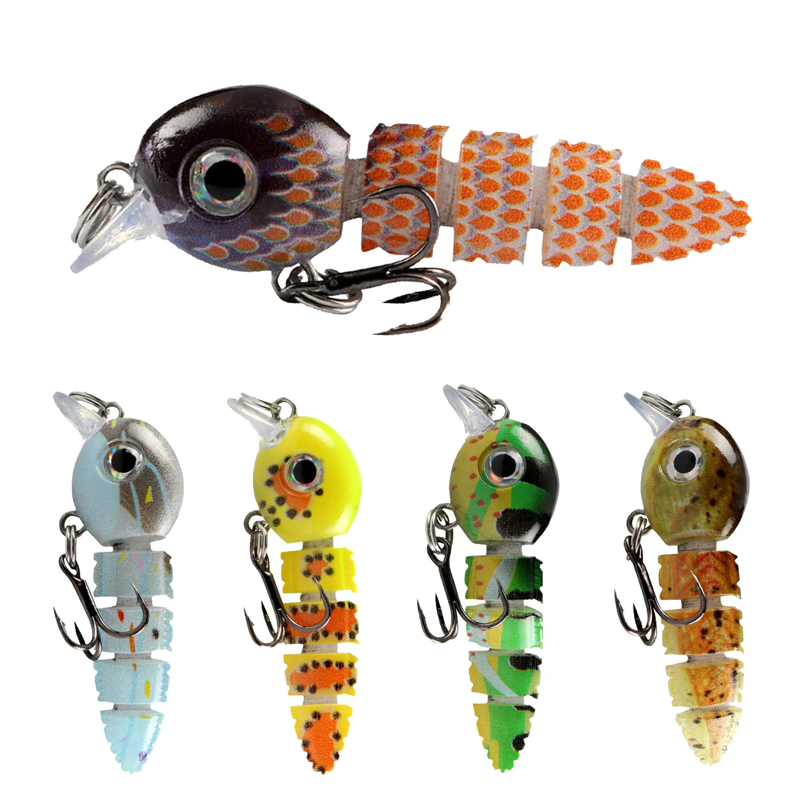 Sporting 5.5CM Fishing Lures For BA Trout, Multi Jointed Swimbaits, Wobblers Fis - £23.81 GBP