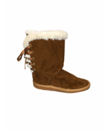 Rampage Boots Brown Faux Fur Girls 2M Winter Pull On - £10.39 GBP