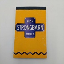 Vintage High Strongbarn Tensile memo Notepad UNUSED BURLINGTON IOWA  - $6.67