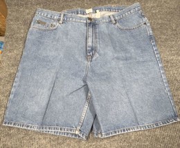 Calvin Klein CK Jean Shorts Mens 42 Blue Denim High Waisted Vintage Casual 42x9 - $27.63