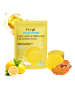 Turmeric Acid Cleansing Pad Face Skin Pore Cleansing Makeup Remover Exfo... - $391.39 MXN+