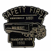 Walmart Trucking Transportation Business Plastic Lapel Hat Pin Pinback - £4.70 GBP