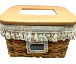 Longaberger Mom's Memory Basket 2002 w/ Lid, Liner &amp; Protector - $37.99