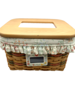 Longaberger Mom's Memory Basket 2002 w/ Lid, Liner &amp; Protector - €32,38 EUR