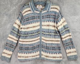 Tiara International Sweater Womens Small Multicolor Vintage Fair Isle Ca... - £26.32 GBP