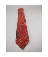 J. Garcia Tie 100% Silk Red Abstract Vintage - €7,65 EUR