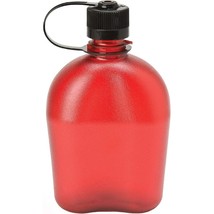 Nalgene Sustain 32oz Oasis Canteen Bottle (RED) Narrow Mouth Recycled Re... - $14.62