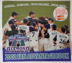 Diamondbacks 2001 World Series Champions Fan Advantage Svings Book SGA 2002 - £3.12 GBP
