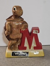 Vintage 1974 Ezra Brooks Maryland Terps/Terrapins Whiskey Decanter - EMPTY - $89.05