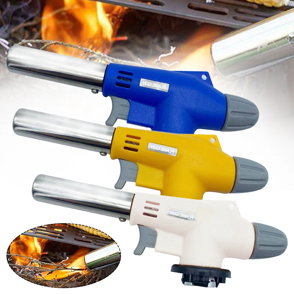 Portable  Flame  Butane Burner High Temperature Welding Gas Torch Lighter Campin - £43.95 GBP