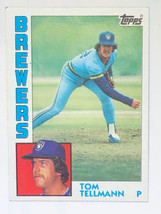 Tom Tellmann 1984 Topps #476 Milwaukee Brewers MLB Baseball Card - £0.79 GBP