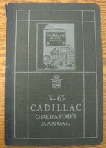 1923 1924 1925 Cadillac V-63 Operator&#39;s Owners Manual Phaeton Original 7... - £73.95 GBP
