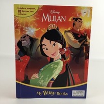 Disney Princess My Busy Books Mulan Storybook Figurines Playmat Toy Empe... - $29.65