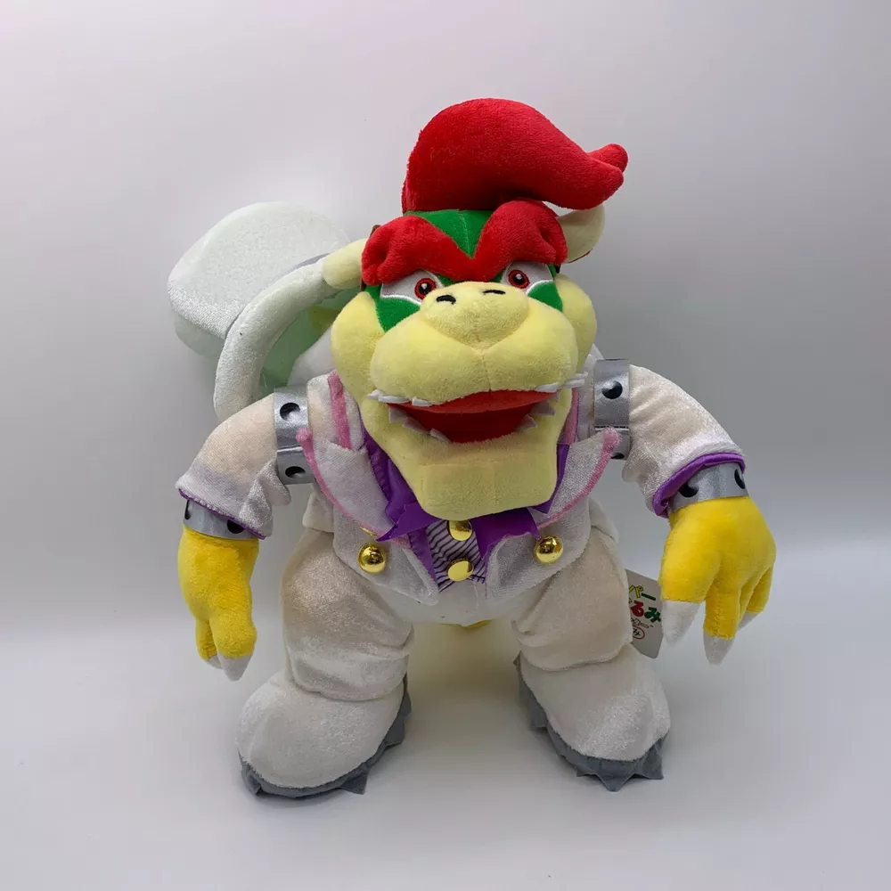 Super Mario Odyssey Bowser Koopa Wedding Costume Plush Teddy Soft Toy Do... - $47.88