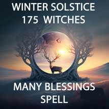 DEC 21ST SOLSTICE 175 WITCHES MANY HIGH BLESSINGS HIGH CEREMONY COVEN MAGICK  image 2