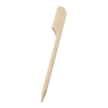 100 3.5&#39;&#39; Bamboo Paddle Picks Toothpicks Skewers - £7.38 GBP